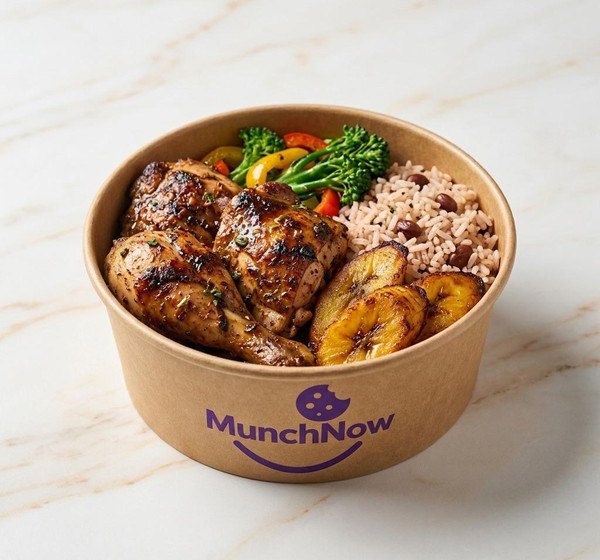 Jerk Chicken with Rice and Peas