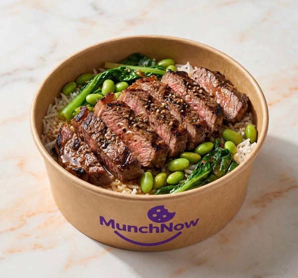Grilled Steak with Basmati Rice